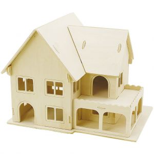 Puzzle 3D drewniane Creativ Domek 3